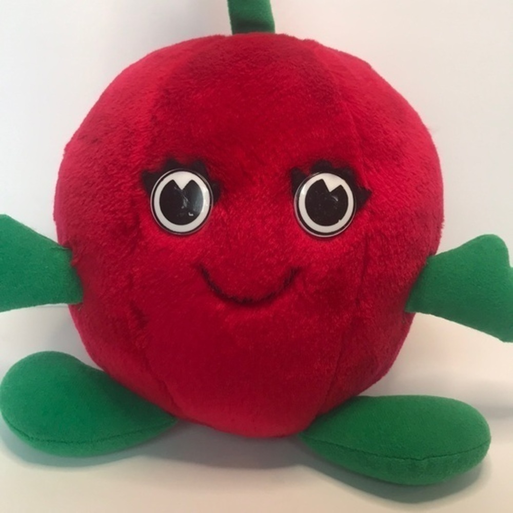 The Woodland Bear Co. Plush Stuffed Apple